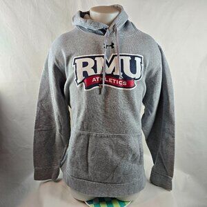 RMU Robert Morris Sweatshirt Mens XXL Gray Under Armour Hoodie Pullover College